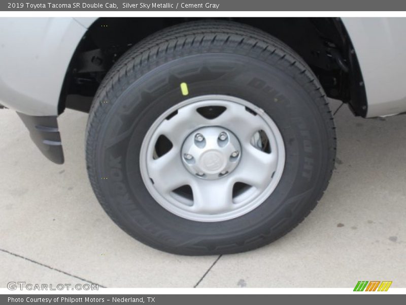 Silver Sky Metallic / Cement Gray 2019 Toyota Tacoma SR Double Cab