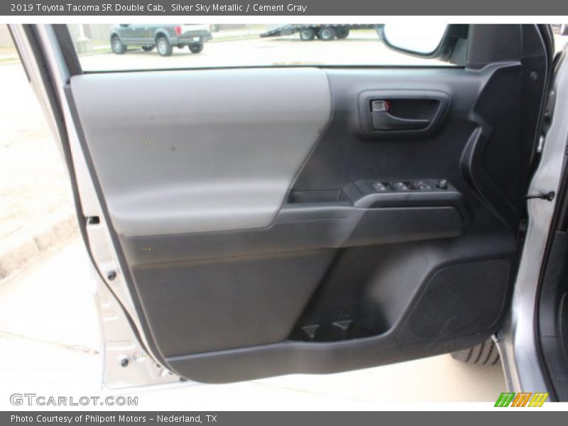 Silver Sky Metallic / Cement Gray 2019 Toyota Tacoma SR Double Cab