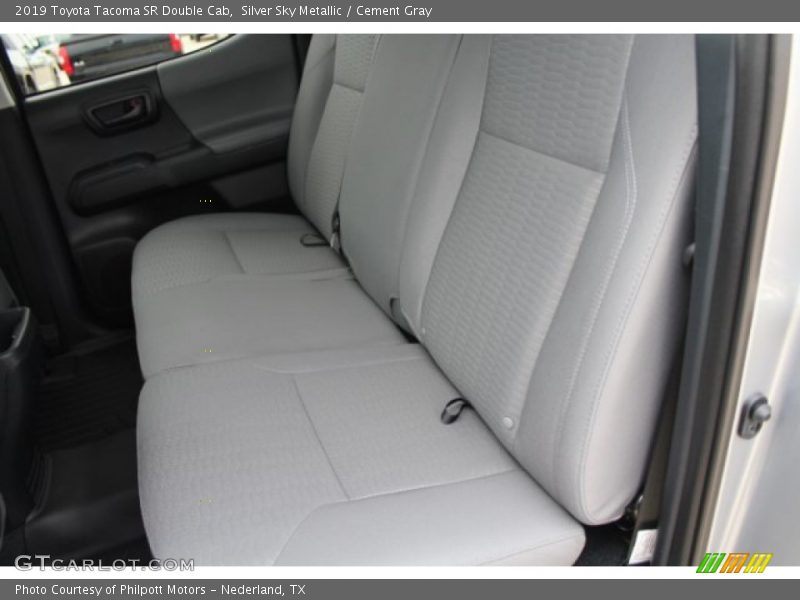 Silver Sky Metallic / Cement Gray 2019 Toyota Tacoma SR Double Cab