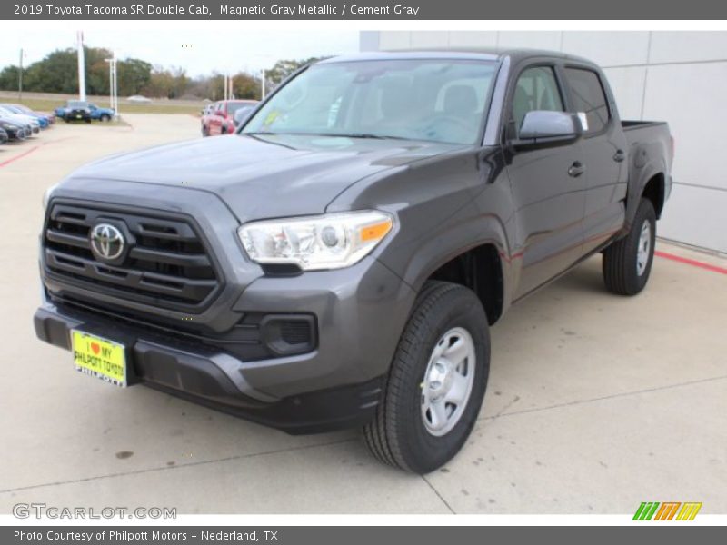 Magnetic Gray Metallic / Cement Gray 2019 Toyota Tacoma SR Double Cab