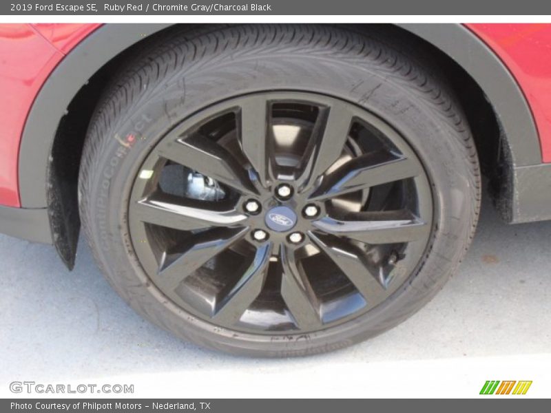 Ruby Red / Chromite Gray/Charcoal Black 2019 Ford Escape SE