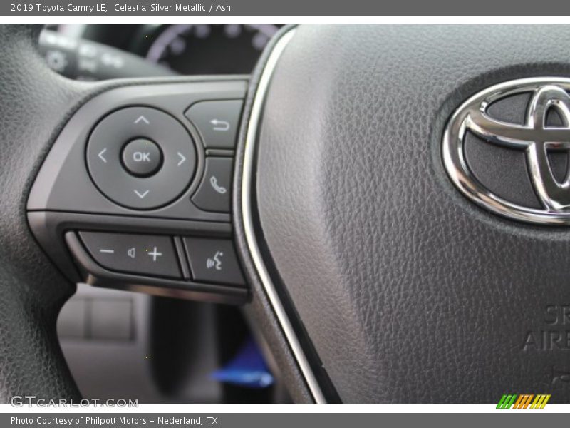 Celestial Silver Metallic / Ash 2019 Toyota Camry LE