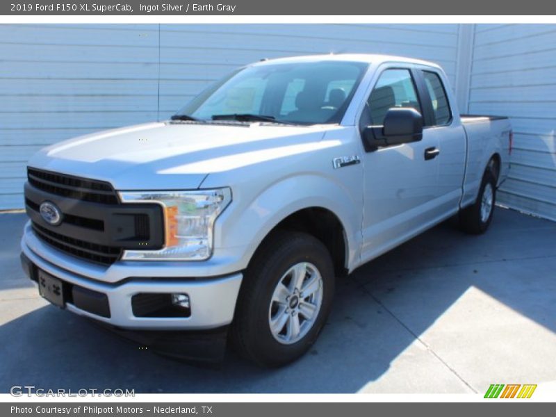 Ingot Silver / Earth Gray 2019 Ford F150 XL SuperCab