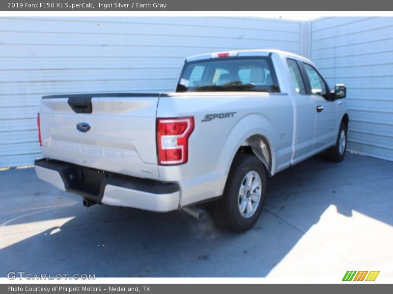 Ingot Silver / Earth Gray 2019 Ford F150 XL SuperCab