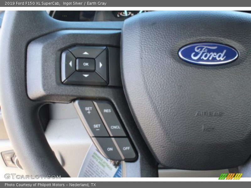 Ingot Silver / Earth Gray 2019 Ford F150 XL SuperCab