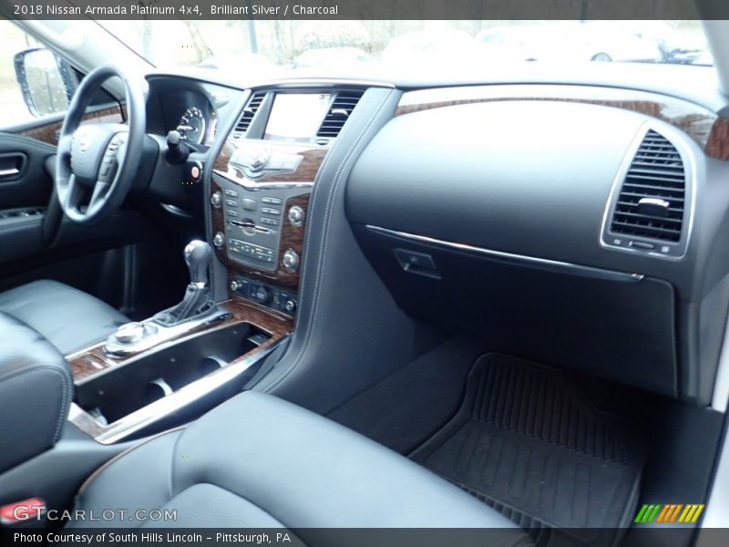Brilliant Silver / Charcoal 2018 Nissan Armada Platinum 4x4