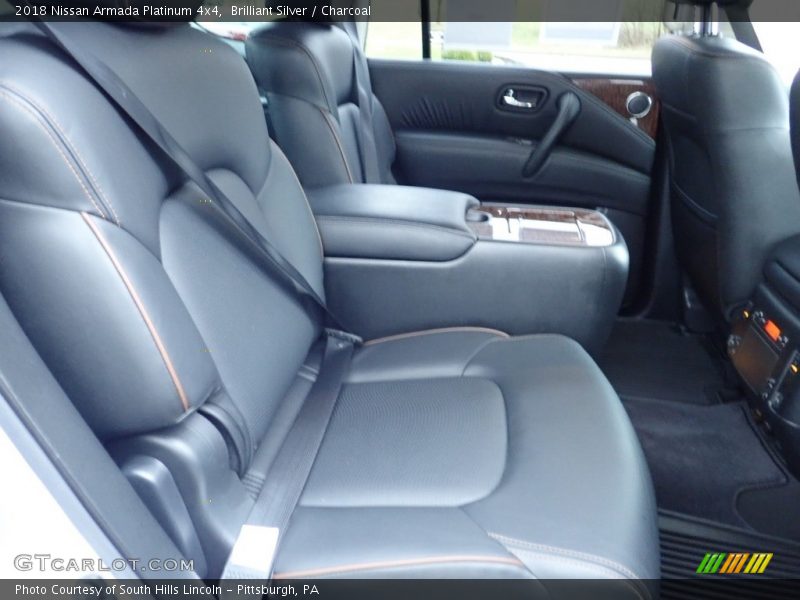 Brilliant Silver / Charcoal 2018 Nissan Armada Platinum 4x4