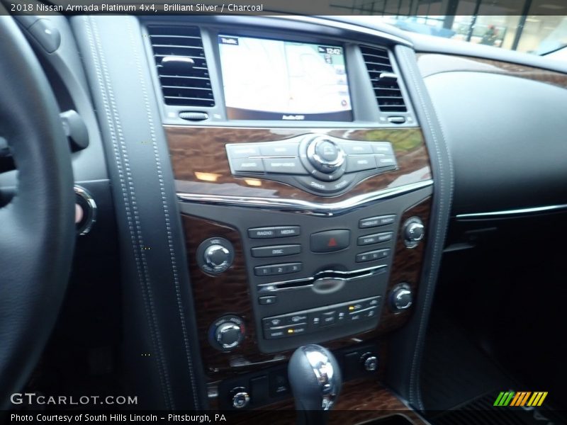 Brilliant Silver / Charcoal 2018 Nissan Armada Platinum 4x4