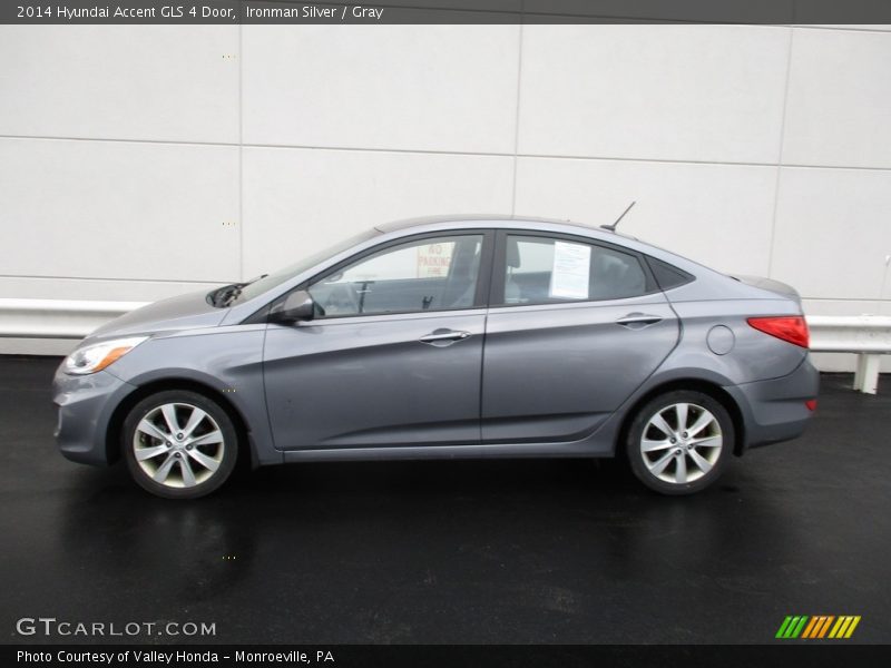 Ironman Silver / Gray 2014 Hyundai Accent GLS 4 Door