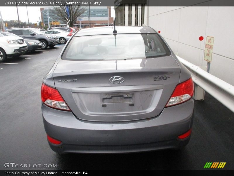 Ironman Silver / Gray 2014 Hyundai Accent GLS 4 Door