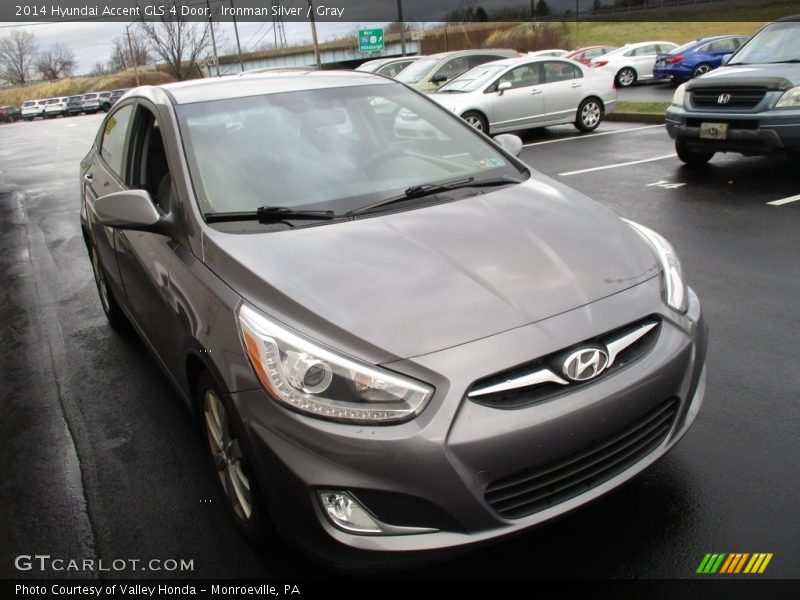 Ironman Silver / Gray 2014 Hyundai Accent GLS 4 Door