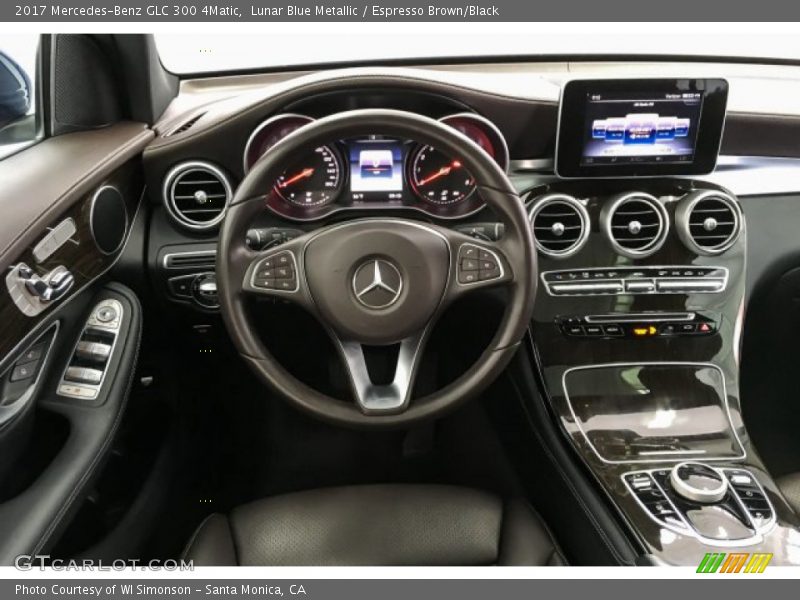 Lunar Blue Metallic / Espresso Brown/Black 2017 Mercedes-Benz GLC 300 4Matic