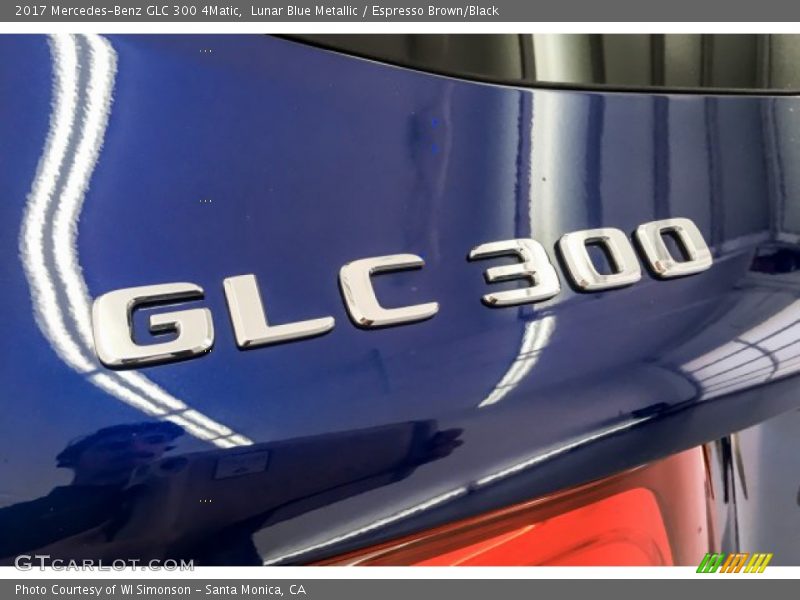 Lunar Blue Metallic / Espresso Brown/Black 2017 Mercedes-Benz GLC 300 4Matic