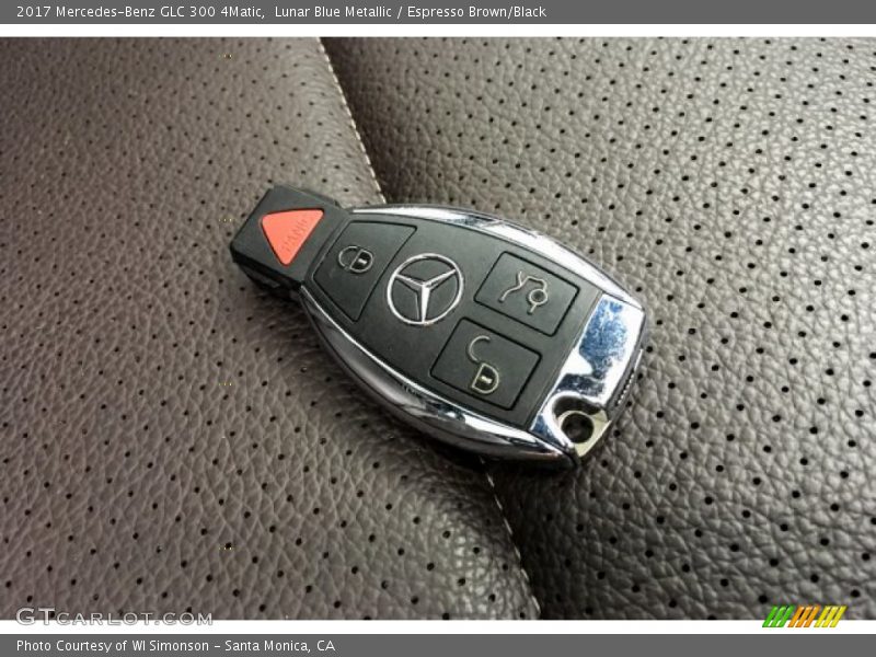 Lunar Blue Metallic / Espresso Brown/Black 2017 Mercedes-Benz GLC 300 4Matic