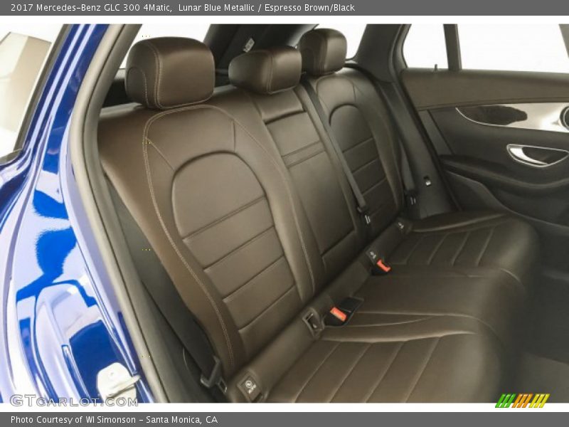 Lunar Blue Metallic / Espresso Brown/Black 2017 Mercedes-Benz GLC 300 4Matic