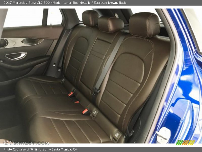 Lunar Blue Metallic / Espresso Brown/Black 2017 Mercedes-Benz GLC 300 4Matic