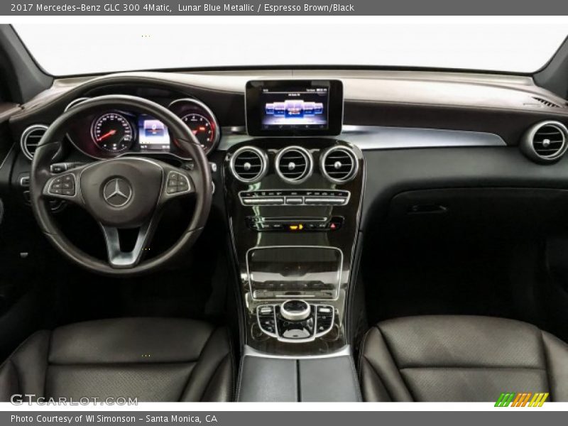 Lunar Blue Metallic / Espresso Brown/Black 2017 Mercedes-Benz GLC 300 4Matic