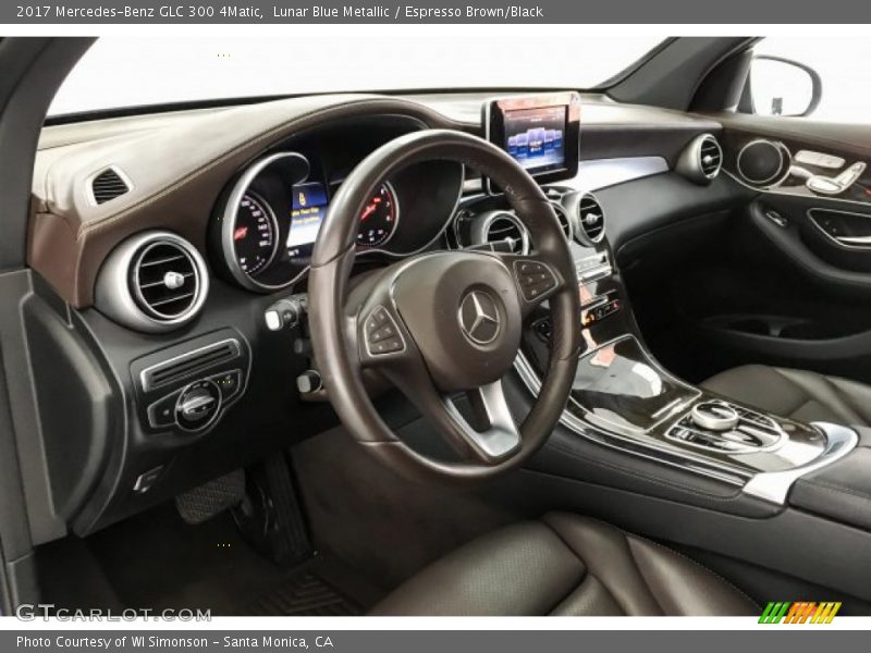 Lunar Blue Metallic / Espresso Brown/Black 2017 Mercedes-Benz GLC 300 4Matic