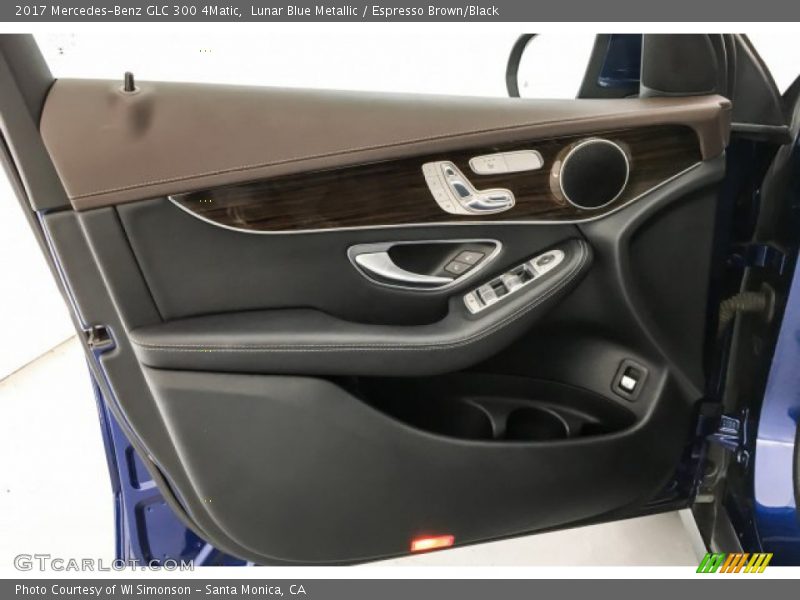 Lunar Blue Metallic / Espresso Brown/Black 2017 Mercedes-Benz GLC 300 4Matic