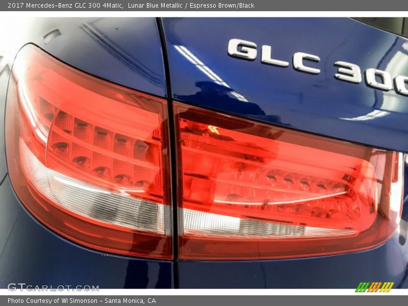 Lunar Blue Metallic / Espresso Brown/Black 2017 Mercedes-Benz GLC 300 4Matic
