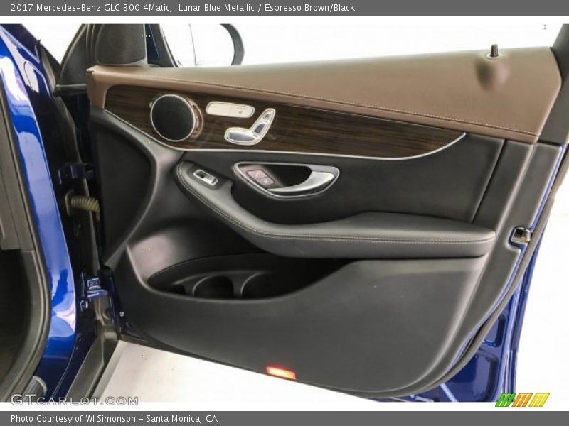 Lunar Blue Metallic / Espresso Brown/Black 2017 Mercedes-Benz GLC 300 4Matic