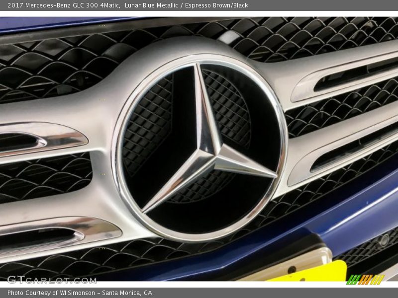 Lunar Blue Metallic / Espresso Brown/Black 2017 Mercedes-Benz GLC 300 4Matic