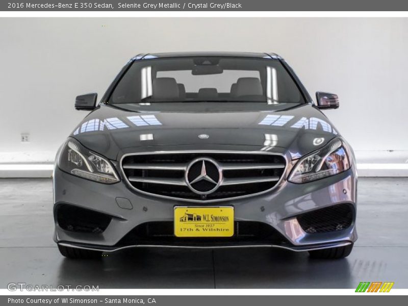 Selenite Grey Metallic / Crystal Grey/Black 2016 Mercedes-Benz E 350 Sedan