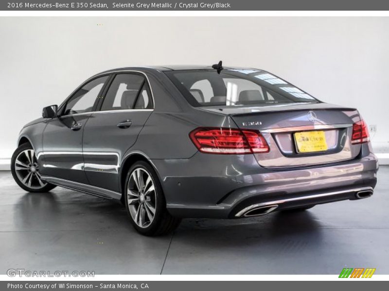 Selenite Grey Metallic / Crystal Grey/Black 2016 Mercedes-Benz E 350 Sedan