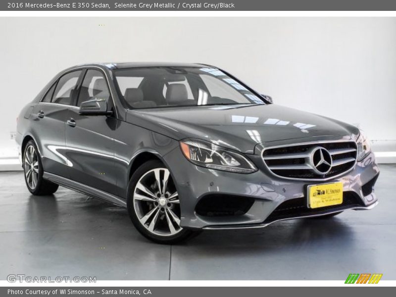 Selenite Grey Metallic / Crystal Grey/Black 2016 Mercedes-Benz E 350 Sedan