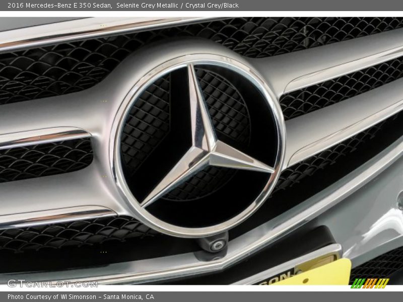 Selenite Grey Metallic / Crystal Grey/Black 2016 Mercedes-Benz E 350 Sedan