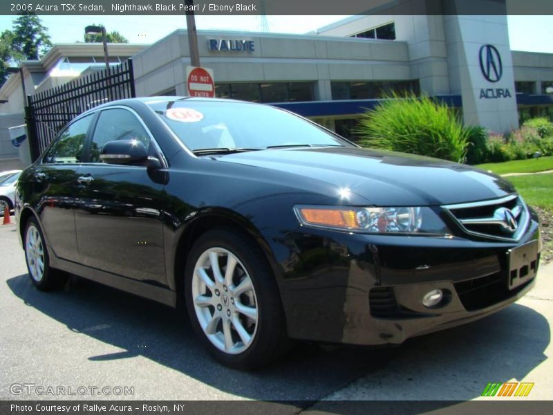 Nighthawk Black Pearl / Ebony Black 2006 Acura TSX Sedan