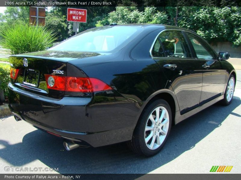 Nighthawk Black Pearl / Ebony Black 2006 Acura TSX Sedan