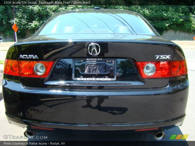 Nighthawk Black Pearl / Ebony Black 2006 Acura TSX Sedan