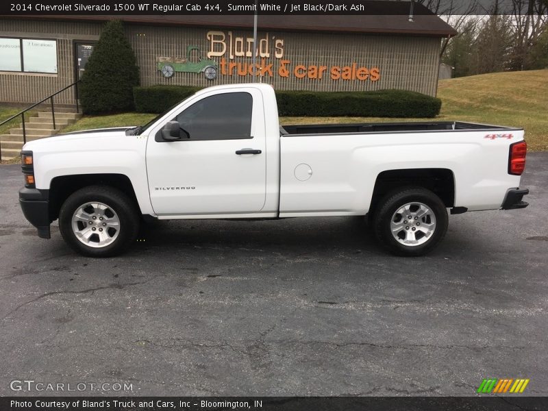 Summit White / Jet Black/Dark Ash 2014 Chevrolet Silverado 1500 WT Regular Cab 4x4