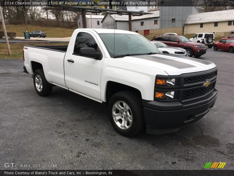 Summit White / Jet Black/Dark Ash 2014 Chevrolet Silverado 1500 WT Regular Cab 4x4