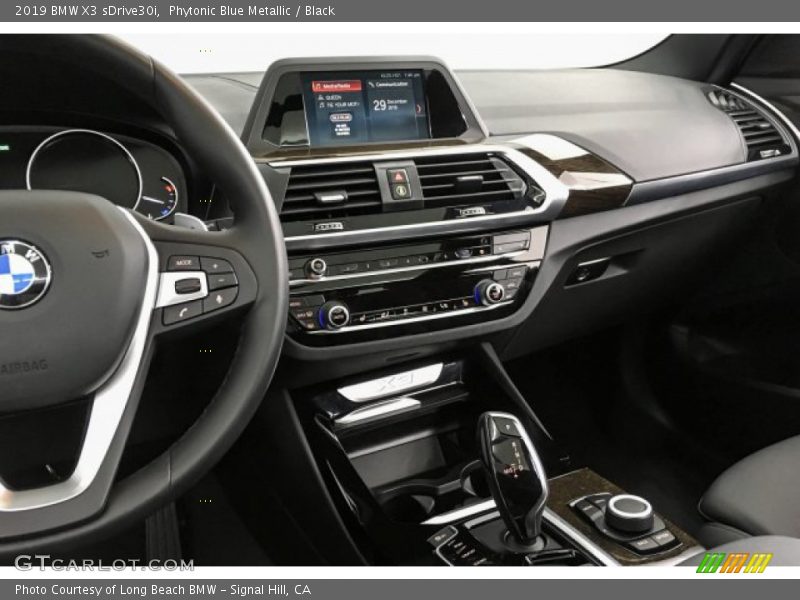 Phytonic Blue Metallic / Black 2019 BMW X3 sDrive30i
