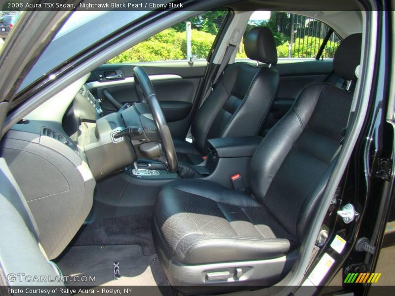 Nighthawk Black Pearl / Ebony Black 2006 Acura TSX Sedan