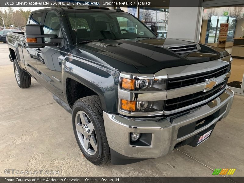 Graphite Metallic / Jet Black 2019 Chevrolet Silverado 2500HD LT Crew Cab 4WD