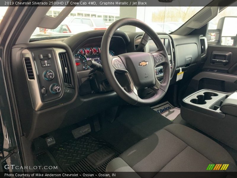 Graphite Metallic / Jet Black 2019 Chevrolet Silverado 2500HD LT Crew Cab 4WD