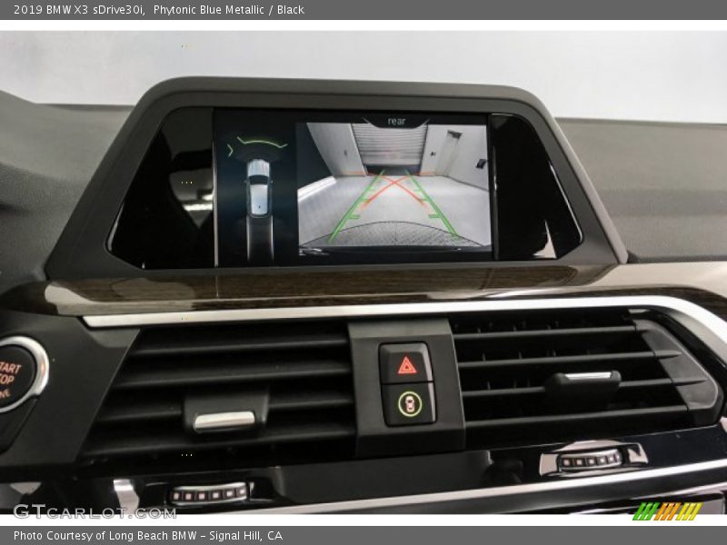Phytonic Blue Metallic / Black 2019 BMW X3 sDrive30i