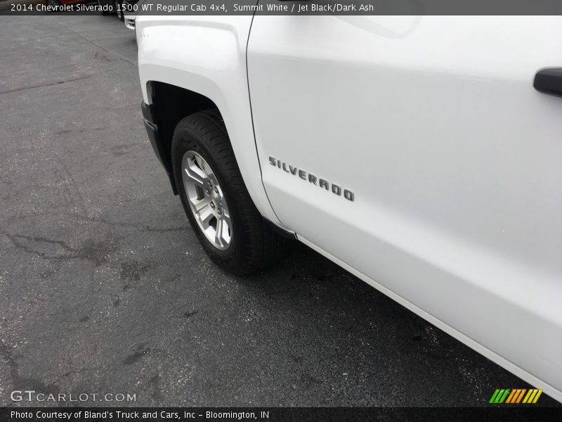 Summit White / Jet Black/Dark Ash 2014 Chevrolet Silverado 1500 WT Regular Cab 4x4