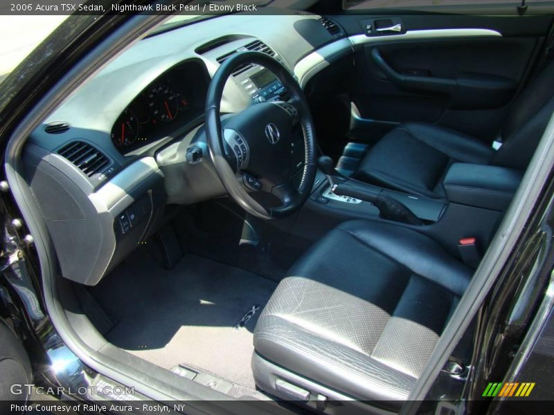 Nighthawk Black Pearl / Ebony Black 2006 Acura TSX Sedan