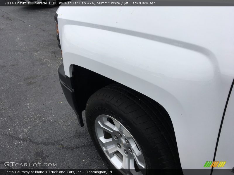Summit White / Jet Black/Dark Ash 2014 Chevrolet Silverado 1500 WT Regular Cab 4x4