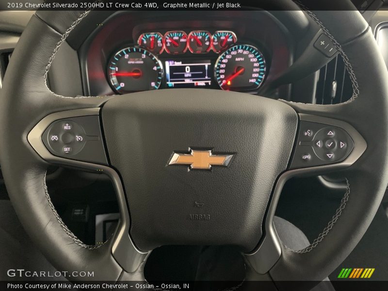 Graphite Metallic / Jet Black 2019 Chevrolet Silverado 2500HD LT Crew Cab 4WD