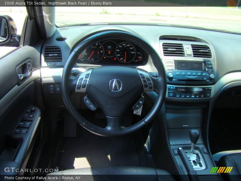 Nighthawk Black Pearl / Ebony Black 2006 Acura TSX Sedan