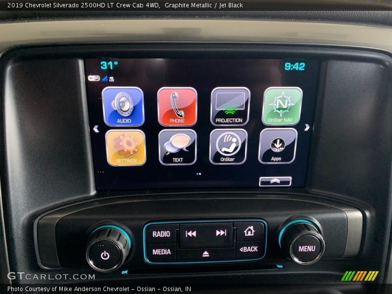 Graphite Metallic / Jet Black 2019 Chevrolet Silverado 2500HD LT Crew Cab 4WD