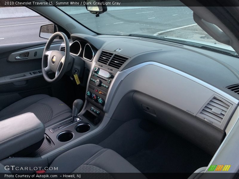 Summit White / Dark Gray/Light Gray 2010 Chevrolet Traverse LS