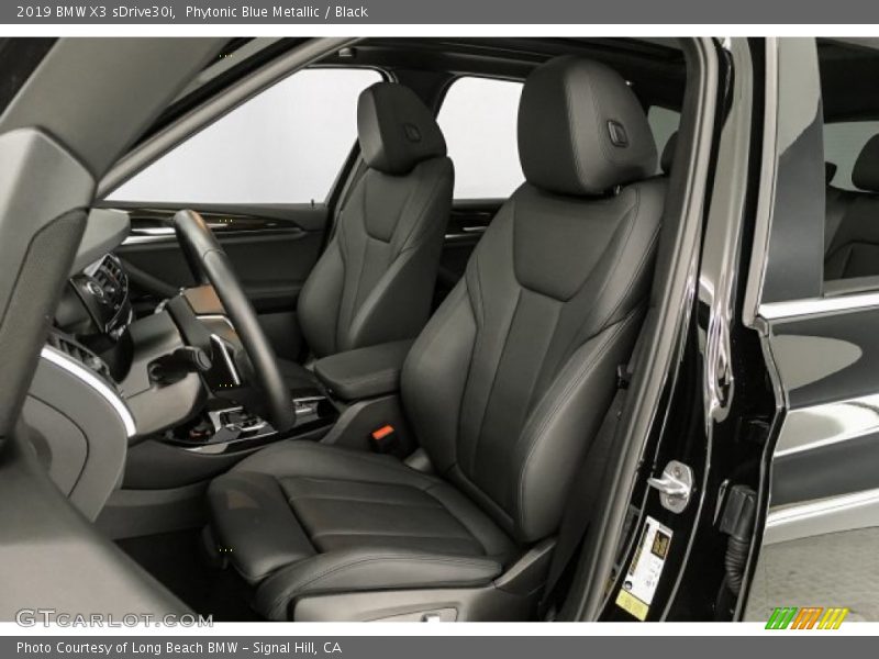 Phytonic Blue Metallic / Black 2019 BMW X3 sDrive30i