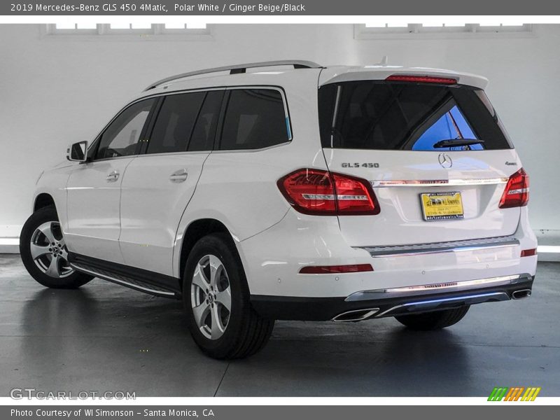 Polar White / Ginger Beige/Black 2019 Mercedes-Benz GLS 450 4Matic