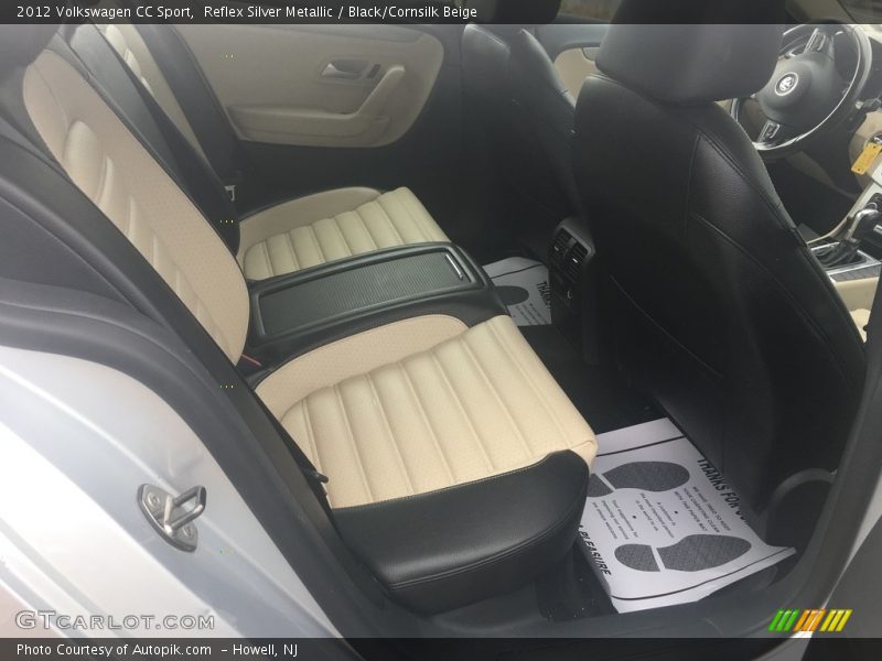 Reflex Silver Metallic / Black/Cornsilk Beige 2012 Volkswagen CC Sport
